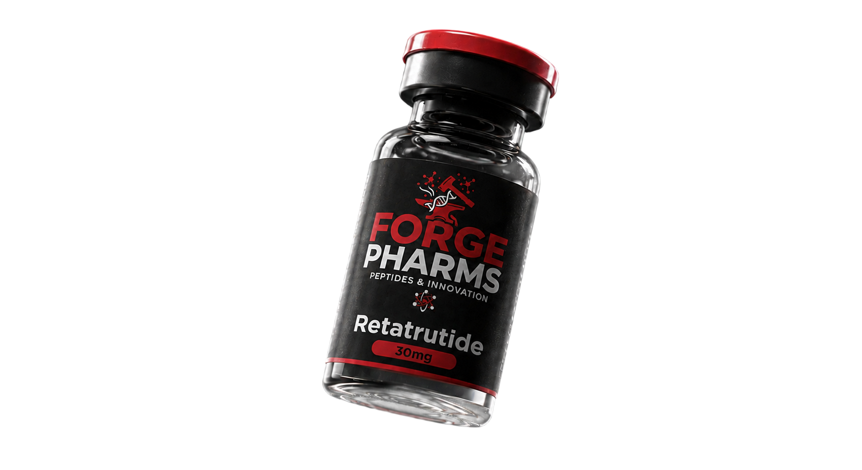 Retatrutide product bottle
